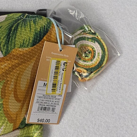 NWT Kona Sol Women's‎ One Piece Med. Tropical Green Orange Removable Straps - Picture 5 of 10